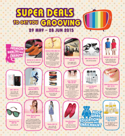 Super Deals to Get You Grooving!
