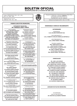 boletin oficial - Municipalidad de San Luis