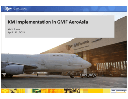KM Implementation in GMF AeroAsia