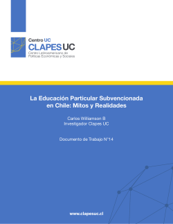 La EducaciÃ³n Particular Subvencionada en Chile: Mitos