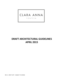 draft architectural guidelines