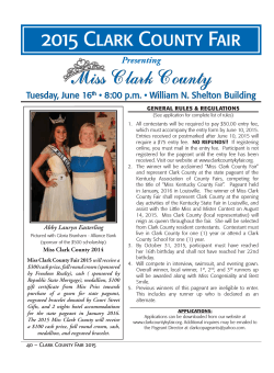 Miss Clark County Pageant