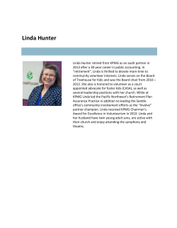 Linda Hunter | Board Member, Treehouse and former
