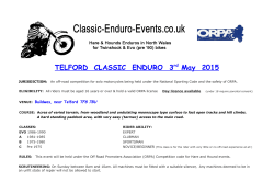 TELFORD CLASSIC ENDURO 3rd May 2015