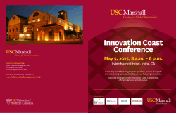 Innovation Coast Conference - USC Marshall