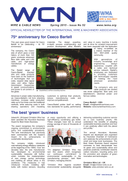 75th anniversary for Ceeco Bartell The best `green` business