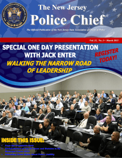The New Jersey Police Chief