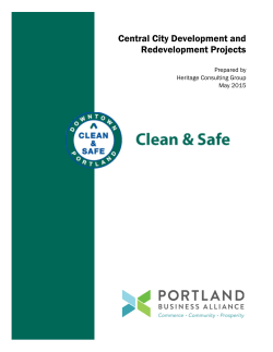 2015 Report - Downtown Clean & Safe