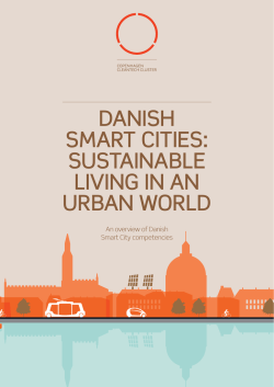 Danish smart Cities: sustainable living in an urban worlD