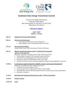 Southwest Clean Energy Transmission Summit