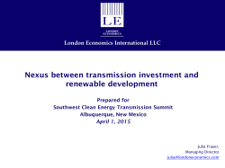Nexus between transmission investment and renewable development