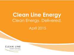 Keith Sparks, Director of Development, Clean Line Energy
