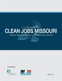 Clean Jobs Missouri - Environmental Entrepreneurs