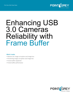Enhancing USB 3.0 Cameras Reliability with Frame Buffer