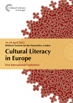A5 - cultural literacy in europe