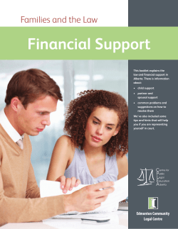 Financial Support - Calgary Legal Guidance