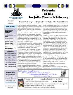 Friends of the La Jolla Branch Library