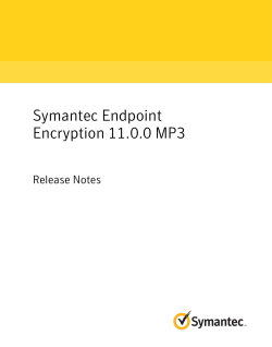 Symantec Endpoint Encryption 11.0.0 MP3