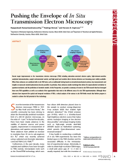 Pushing the Envelope of In Situ Transmission Electron Microscopy