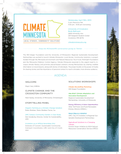 AGENDA - Climate Minnesota