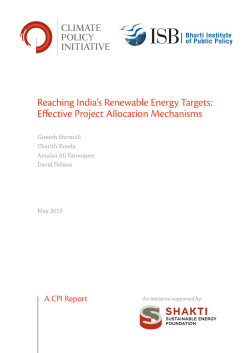 Reaching India`s Renewable Energy Targets