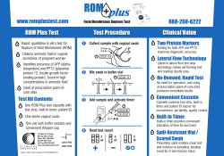 Poster - Clinical Innovations