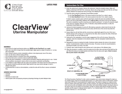 Instructions for Use - Clinical Innovations