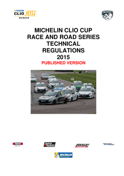 2015 michelin clio cup race and road series