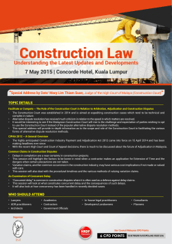 Construction Law - CLJ Legal Network