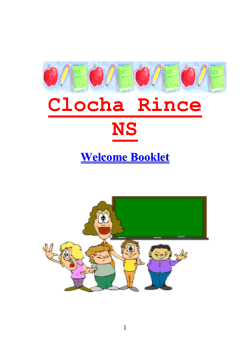 Welcome Booklet - Cloch Rince NS