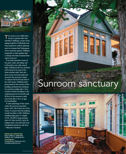 Sunroom sanctuary