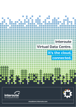 Interoute VDC catalogue