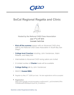 C420 SoCal Regional Regatta and Clinic