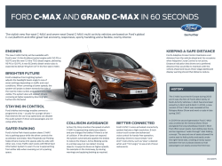 Ford C-MAX And GrAnd C-MAX In 60 SECondS