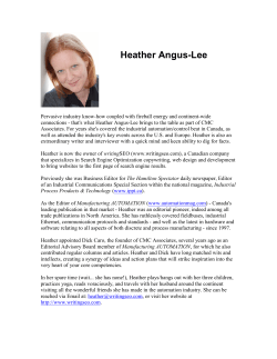 Heather Angus-Lee, Senior Associate