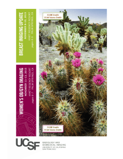 Brochure - UCSF Radiology CME - University of California, San