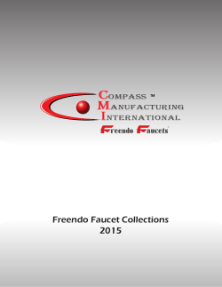Freendo Faucet Collections - Compass Manufacturing International