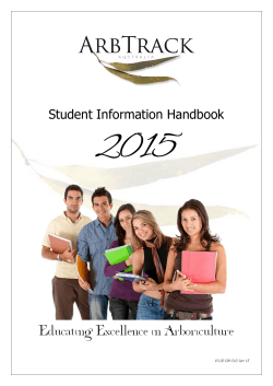 Student Information Handbook
