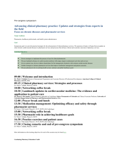 Advancing clinical pharmacy practice: Updates and strategies from