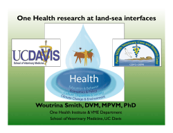 One Health research at land