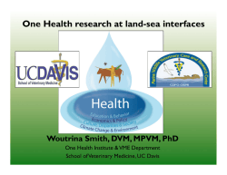 One Health research at land