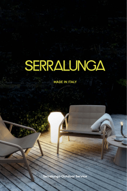 Serralunga Outdoor Service MADE IN ITALY