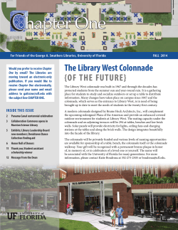 Fall 2014 - George A. Smathers Libraries