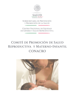 ComitÃ© de PromociÃ³n de Salud Reproductiva y Materno
