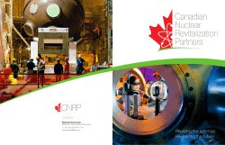 CNRP Brochure - Canadian Nuclear Revitalization Partners