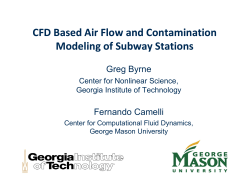 CFD Based Air Flow and Contamination Modeling of Subway