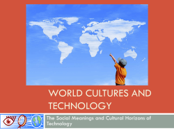 World Cultures and Technology2