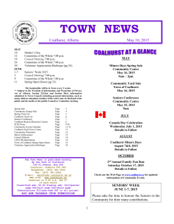 Town News May, 2015