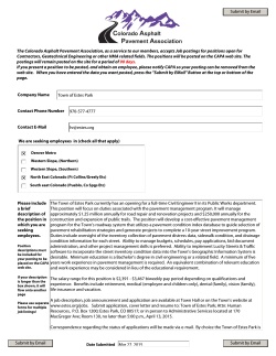 information - Colorado Asphalt Pavement Association