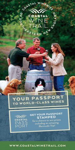 passport - Coastal Wine Trail